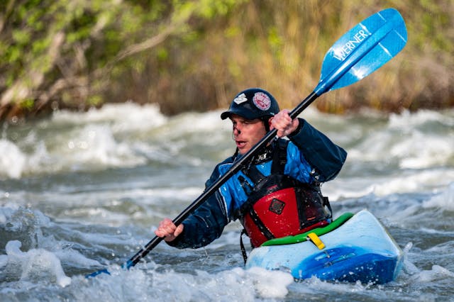 executing kayak bow rescue