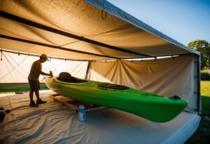 protecting composite kayaks from UV damage